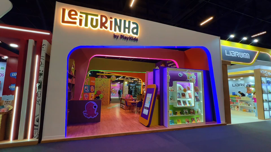 Estande Leiturinha na Bienal do Livro 2024
